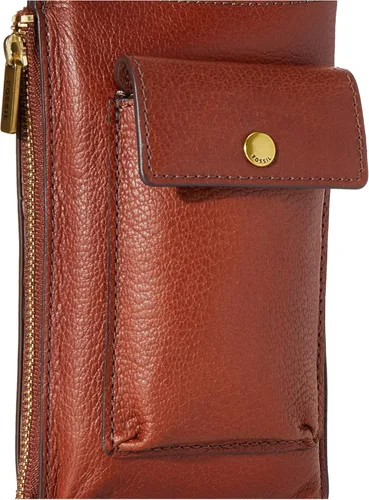 Vista 3 de Fossil Cartera cruzada para teléfono de cuero Rio para mujer