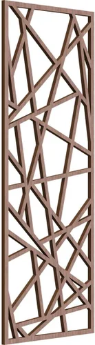 Vista 72 de Conway Paneles de pared decorativos de madera con calado, 9 3/8 pulgadas de ancho x 24 3/8 pulgadas de alto x 1/4 de alto, aliso