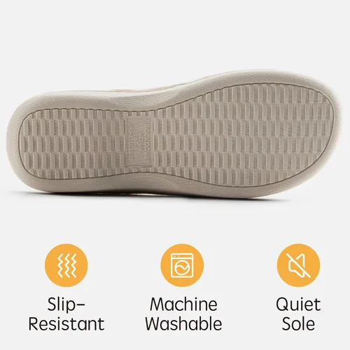 Vista 5 de RockDove - Pantuflas de espuma viscoelástica ajustables con envoltura para mujer