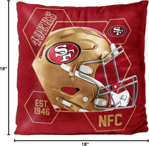 Vista 3 de Northwest NFL Unisex-Adult Velvet Pillow