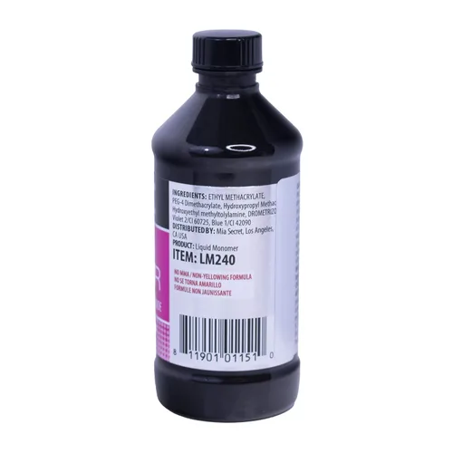 Vista 2 de Mia Secret Liquid Monomer Professional Acrylic System, 8 oz. - Paquete de 2