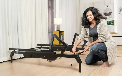 Vista 4 de Stratiform Cosmo Austin Base de cama ajustable Tamaño Queen Control remoto inalámbrico Posiciones ergonómicas de memoria Antironquidos