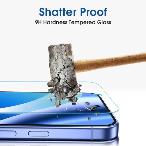Vista 4 de amFilm Auto-Alignment OneTouch for Google Pixel 10a [6.3"] Screen Protector 2026 Tempered Glass, 30 Seconds Installation, Bubble Free, Case