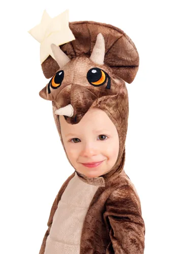 Vista 3 de Disfraz de Triceratops para Niños Pequeños Multicolor
