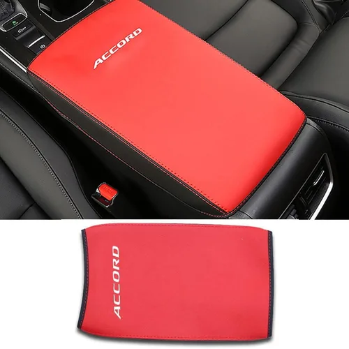 Vista 10 de LEXLEY Funda de Caja de Reposabrazos Almohadilla de Consola Central Impermeable Antiarañazos Cubiertas Protectoras de Cuero Para Honda Accord 2018