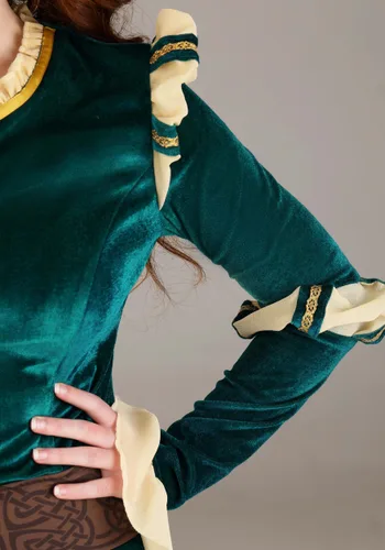 Vista 8 de Vestido Premium de Disfraz de Merida de Disney para Mujer Multicolor