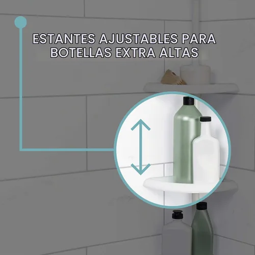 Vista 3 de Zenna Home - Soporte para ducha (cromo)