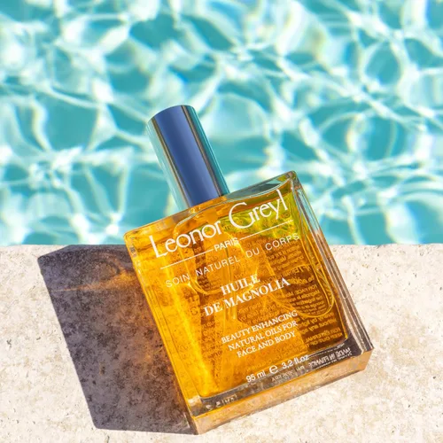 Vista 2 de Leonor Greyl Huile De Magnolia Aceites Naturales Mejoradores De Belleza Para Cara Y Cuerpo. 97% Ingredientes Naturales. Vegano. 3.2 oz Hecho