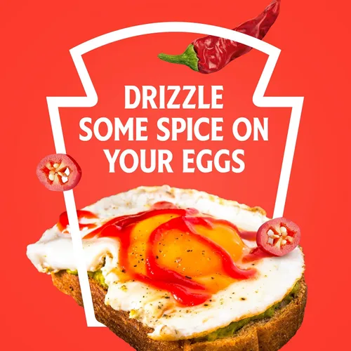 Vista 8 de Heinz Ketchup de tomate mezclado con chipotle, botella exprimible de 14 onzas