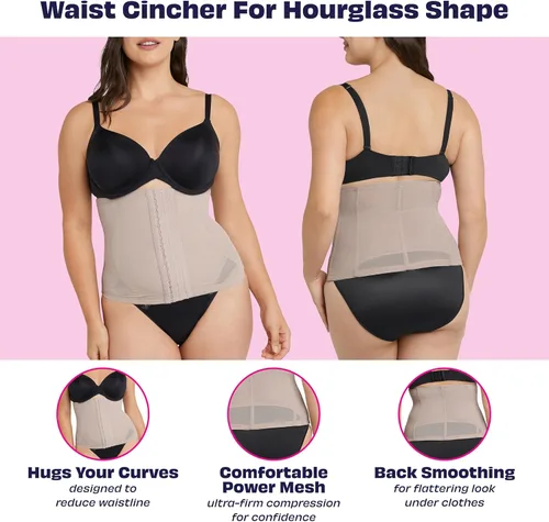 Vista 4 de Maidenform Fajas colombianas Ultra Sculpts para mujer, faja moldeadora de cintura ultra firme