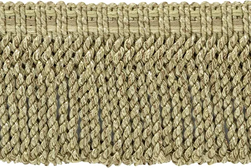 Vista 3 de Colección Veranda de 3" (7,5 cm) de largo, borde de flecos de lingote de punto elegante (estilo # BFV3) negro carbón #VNT30 (negro azabache) paquete