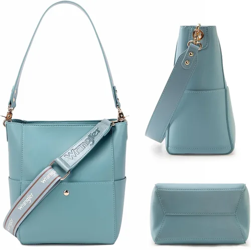 Vista 3 de Wrangler - Bolso bandolera con inserto organizador para mujer