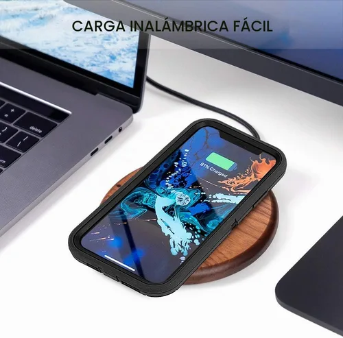 Vista 6 de Sansunto Funda para iPhone 13 Pro Max Case y 12 Pro Max Case, Protección de Cuerpo Completo Resistente Heavy Duty a Prueba de Golpes Grado Militar 3