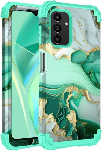 Vista 93 de Hocase Funda para Galaxy A37 5G, protección resistente a prueba de golpes, parachoques de goma de silicona suave+funda protectora híbrida