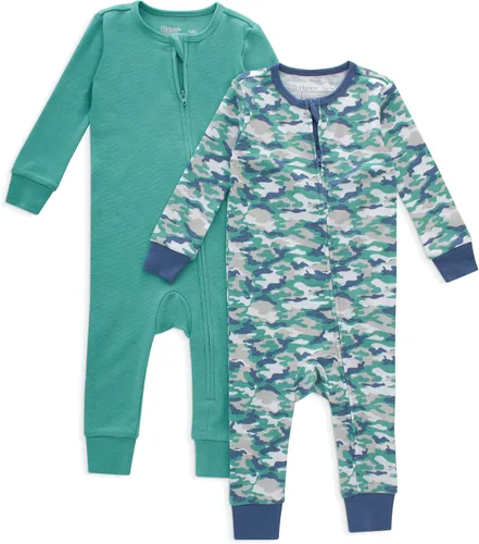 Vista 13 de Hanes Pijama Baby Sleep N' Play Ultimate Zippin (2 unidades), Blanco