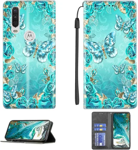 Vista 126 de jioeuinly ATT Motivate 2 - Funda compatible con ATT Motivate 2, funda con soporte abatible y cierre magnético DJS