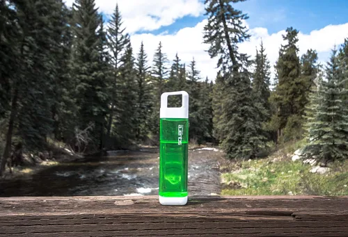 Vista 8 de Clean Bottle Tritan, sin BPA, botella de agua, se abre desde ambos extremos, 25 onzas