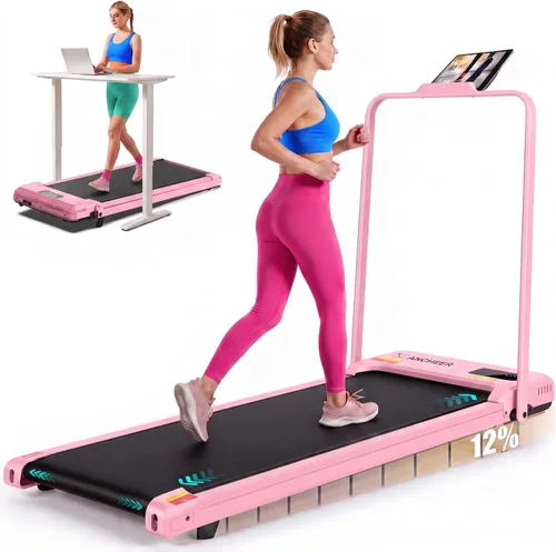 Vista 13 de Almohadilla pequeña con cinta de correr plegable inclinada para oficina