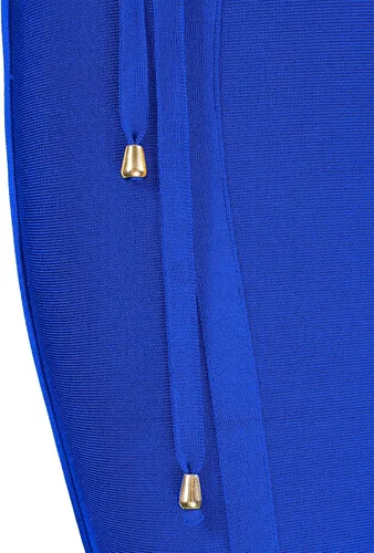 Vista 6 de meilun - Vestido entallado de fiesta para mujer, de rayón, con detalle de cinturón, de banda elástica