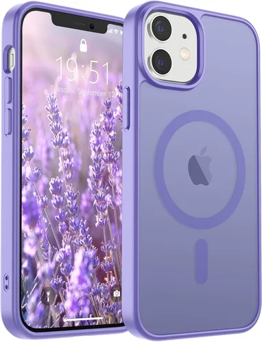 Vista 92 de SUPFINE Funda magnética para iPhone SE 2022 (3ª)/2020 (2ª), iPhone 8 (compatible con MagSafe) (protección contra caídas de grado militar), funda