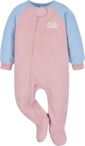 Vista 2 de Gerber Pijama de forro polar resistente al fuego, para niña pequeña, 2