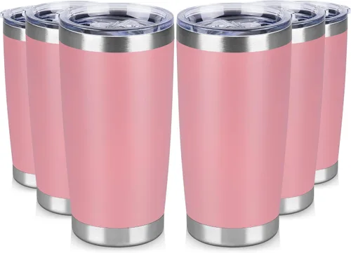 Vista 23 de Vaso Térmico de 20 oz de Acero Inoxidable Vasos Térmicos a Granel con Tapa Aislamiento de Doble Pared Tazas de Café Térmicas para Bebidas Calientes