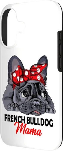 Vista 2 de French Bulldog Mama Frenchie Frauchen Case for iPhone 17