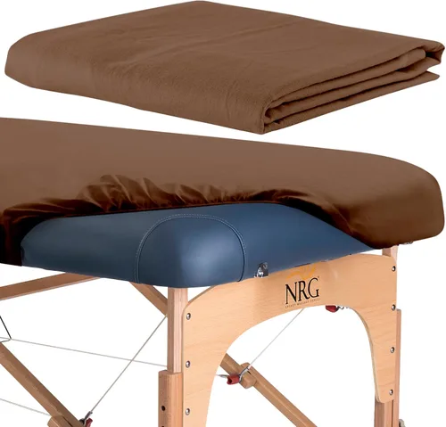 Vista 9 de Sábanas ajustadas de lujo para mesa de masaje de franela de NRG - Océano - 100% algodón cepillado por ambos lados - Sábanas de peso medio - 200