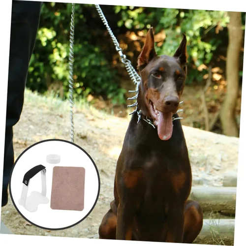 Vista 8 de YARNOW Adhesivos para orejas de perro, cinta para orejas de perro, kit de limpieza de orejas para perros, soporte para orejas para perros, soporte