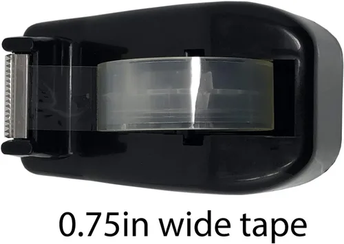 Vista 4 de Clipco Dispensador de cinta pequeña prémium con cinta incluida (paquete de 3)