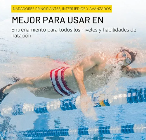 Vista 5 de FINIS Long Floating Swim Fins - Adult Training Fins - Improves Kick Technique & Body Position
