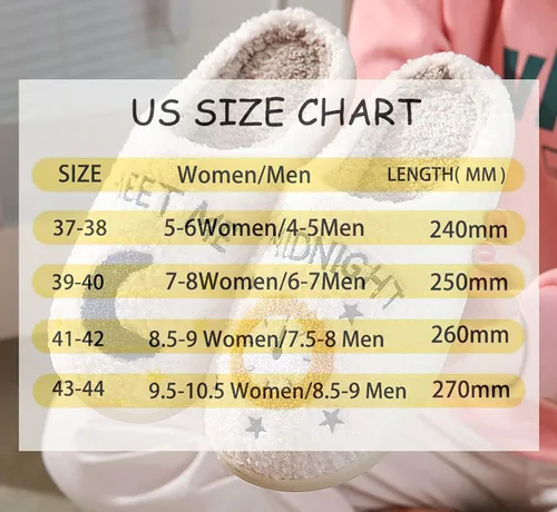 Vista 7 de Meet Me At Midnight Merch - Pantuflas para mujeres y hombres, pantuflas mullidas de dibujos animados, pantuflas de invierno acogedoras y suaves