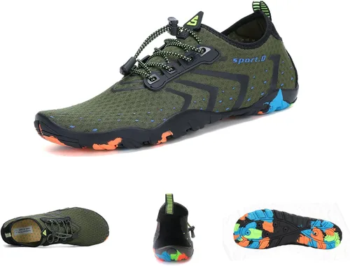 Vista 7 de Kararao Mens Womens Water Shoes Quick Dry Swim Shoes Beach Shoes Pool Surfing Aqua Sports