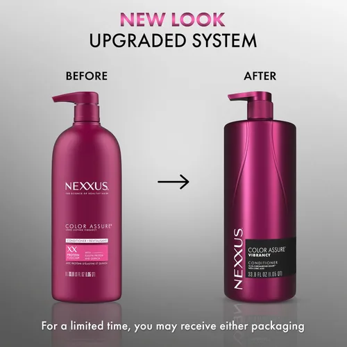 Vista 3 de Nexxus Color Assure Acondicionador con ProteinFusion, Para Cabello Teñido, 33.8 oz