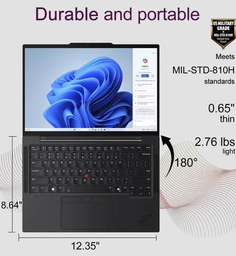 Vista 6 de Lenovo ThinkPad T14 S - Laptop de 14 pulgadas FHD+, AMD Ryzen AI 7 PRO 350