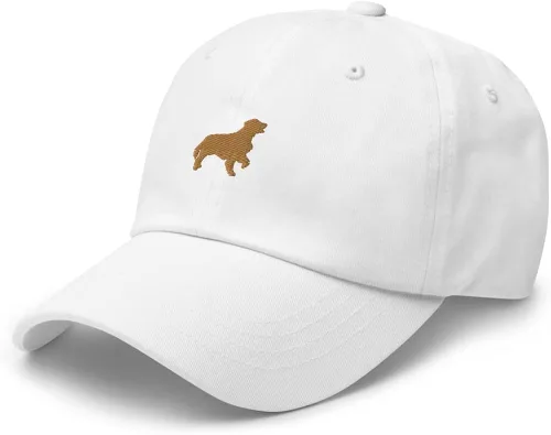 Vista 3 de Golden Retriever - Sombrero bordado para mujer regalo Golden Retriever para hombres sombrero dorado para mamá sombrero dorado para papá