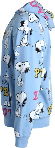Vista 5 de Peanuts Sudadera Snoopy para hombre, sudadera con capucha vintage de Snoopy y Woodstock