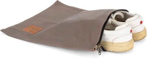 Vista 7 de Berliner Bags Bolsa de lona de cuero vintage Oslo para viajes o el gimnasio, bolsa de noche para hombres y mujeres, Coñac, L