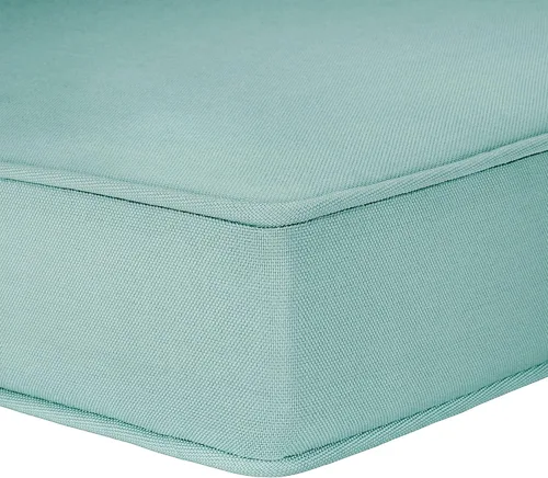 Vista 4 de Quality Outdoor Living - Cojín profundo para asiento y respaldo, 23 x 26 pulgadas, menta