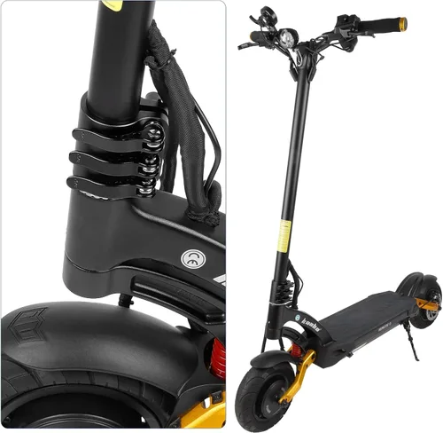 Vista 6 de ulip Patinetes eléctricos Abrazadera plegable Varilla vertical Piezas de bloqueo resistentes aprietan accesorios de abrazadera para Kaabo Mantis 10