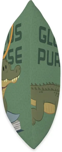 Vista 2 de Marvel Alligator Loki Glorious - Almohada (16.0 x 16.0 in), multicolor