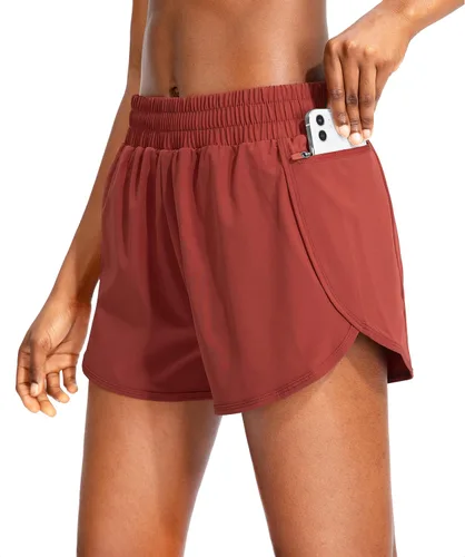 Vista 19 de Soothfeel Pantalones cortos deportivos para mujer de 3"/5" para Negro