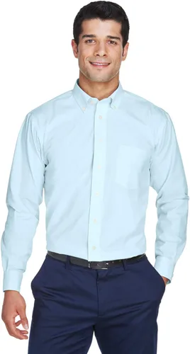 Vista 2 de Devon & Jones D630 - Men's Crown Collection Solid Oxford
