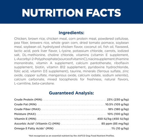 Vista 6 de Hill's Science Diet Peso perfecto y apoyo articular, para perros adultos de 1 a 6 años, manejo del peso y apoyo articular, alimento seco