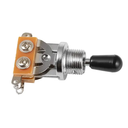 Vista 7 de Randon Interruptor de palanca de guitarra recta corta de 3 vías con tapas de perilla de punta compatible con Gibson Toggle Les Paul Electric Guitars