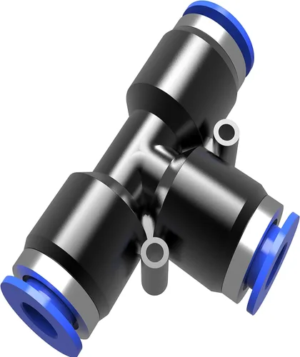Vista 9 de Utah Pneumatic Conexiones de presión de 1/4 para conectar, accesorios de línea de aire en T, accesorios neumáticos de conexión rápida