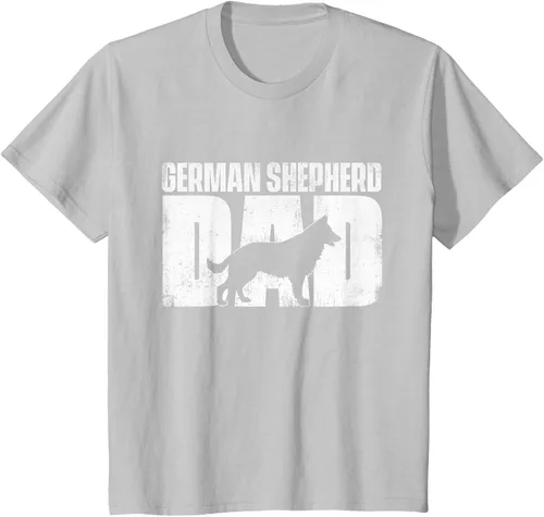 Vista 66 de Camiseta de pastor alemán para el día del padre del dueño de perros caninos, Negro