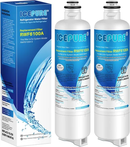 Vista 12 de ICEPURE Alkaline BORPLFTR50 - Filtro de agua para refrigerador de reemplazo para Bosch Ultra Clarity Pro 11032531, 12033030, BORPLFTR55, 12028325