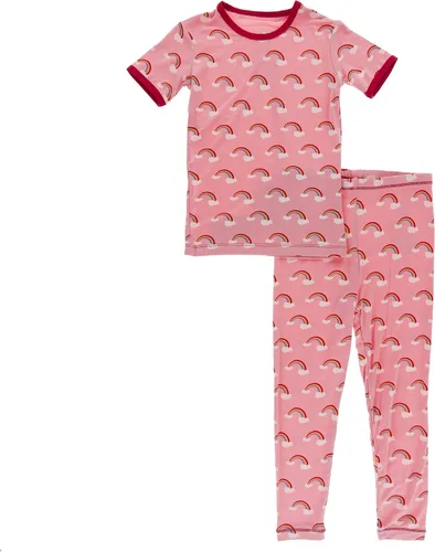 Vista 60 de KicKee Pants Conjunto de pijama de manga larga con estampado de piezas