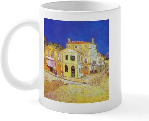 Vista 32 de CafePress Irises By Vincent Van Gogh Taza de café de cerámica de 11 oz (11.0 fl oz)